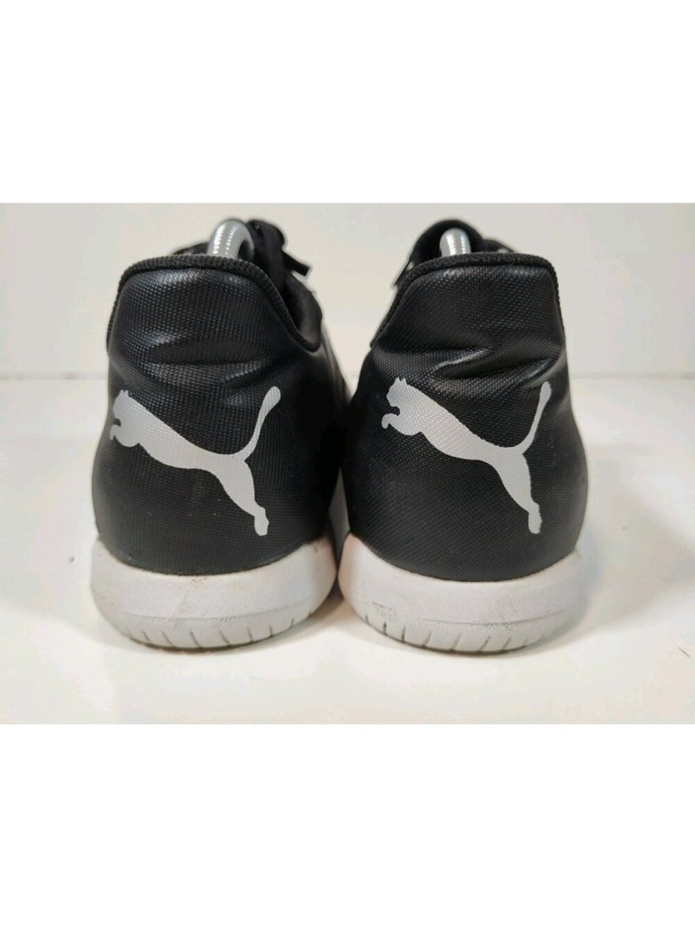 Puma Future Play It Indoor Soccer Shoes Men's 11 Black Silver 107382-02 - Picture 4 of 9